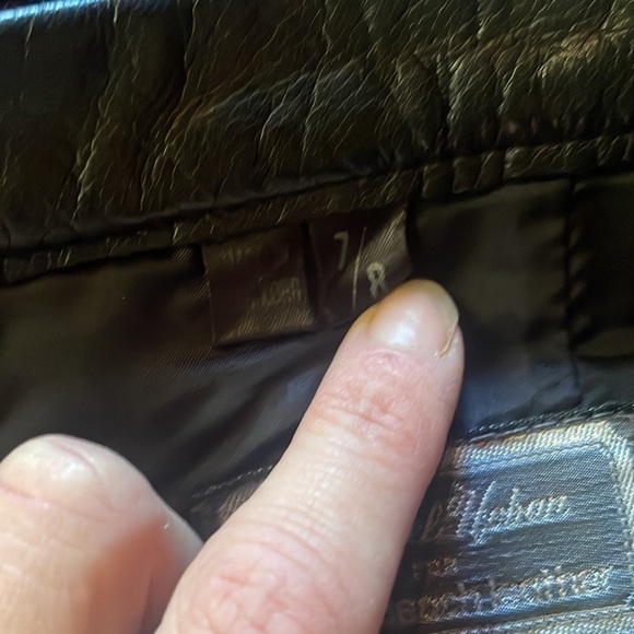 Michael Hoban Black Leather Maxi Skirt - Picture 5 of 5